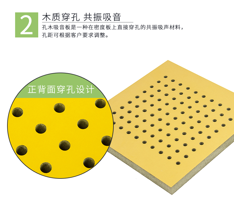 穿孔吸音板特點2 穿孔吸音板特點2